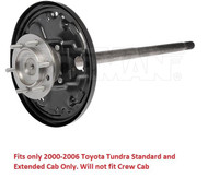 Dorman 926-147 Rear Left Driver Side Axle Shaft Assembly For Toyota Tundra 00-06 DRM-926-147