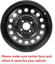 Dorman 939-111 15" 15x6 In Steel Wheel Rim for Only 93-06 Altima 03-06 Sentra #NI051121