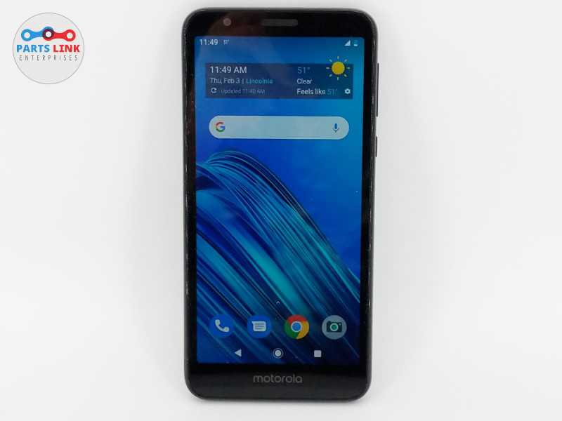 MOTOROLA MOTO E6 XT2005DL (16GB) BLACK WIRELESS TRACFONE ANDROID SMARTPHONE