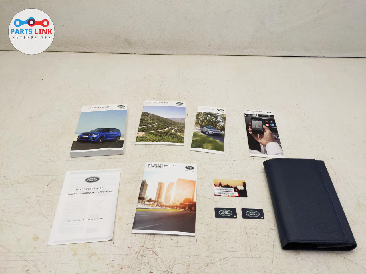 2018 RANGE ROVER SPORT OWNERS MANUAL HAND BOOK CASE PASSPORT QUICK