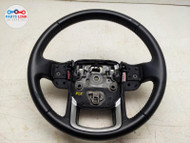 2014-22 RANGE ROVER SPORT STEERING WHEEL DRIVER HEATED LEATHER EBONY L494 OEM RS020823-068