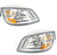 New DORMAN Left & Right Headlights Lamps For 06-19 Hino 258ALP 268A 338CT PAIR