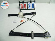 07-13 BMW X5 E70 FRONT RIGHT DOOR GLASS WINDOW REGULATOR MOTOR LIFTER PASSENGER BX033116-020