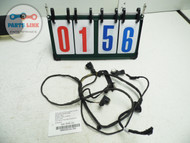 10-13 MERCEDES E63 W212 AMG REAR BACK UP SENSOR SENSORS HARNESS PARK ASSIST PDC MB032516-156
