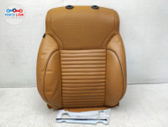 2017-20 LAND ROVER DISCOVERY FRONT RIGHT SEAT BACK UPPER CUSHION COVER TAN L462 LD020523-021
