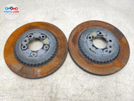 2020-22 LAND ROVER DEFENDER REAR DISC BRAKE ROTOR RIGHT LEFT SET 110 90 L663 OEM DF051923-310