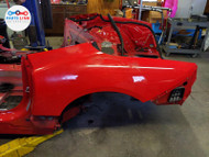 08-14 FERRARI CALIFORNIA REAR LEFT QUARTER PANEL STRUCTURAL FENDER BODY CUT F149 FC022323-209