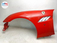 2008-14 FERRARI CALIFORNIA FRONT LEFT FENDER WING COVER PANEL TRIM VENT RED F149 FC022323-131
