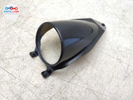 08-14 FERRARI CALIFORNIA DASH MIDDLE AC VENT TRIM CARBON COVER BEZEL VISOR F149 FC022323-049