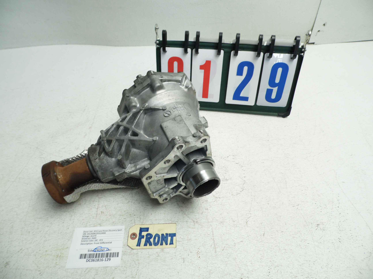 201519 LAND ROVER DISCOVERY SPORT FRONT DIFFERENTIAL CARRIER TRANSFER
