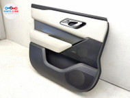 2018-22 RANGE ROVER VELAR FRONT LEFT DOOR TRIM PANEL SPEAKER COVER GRAY L560 OEM #VL070323