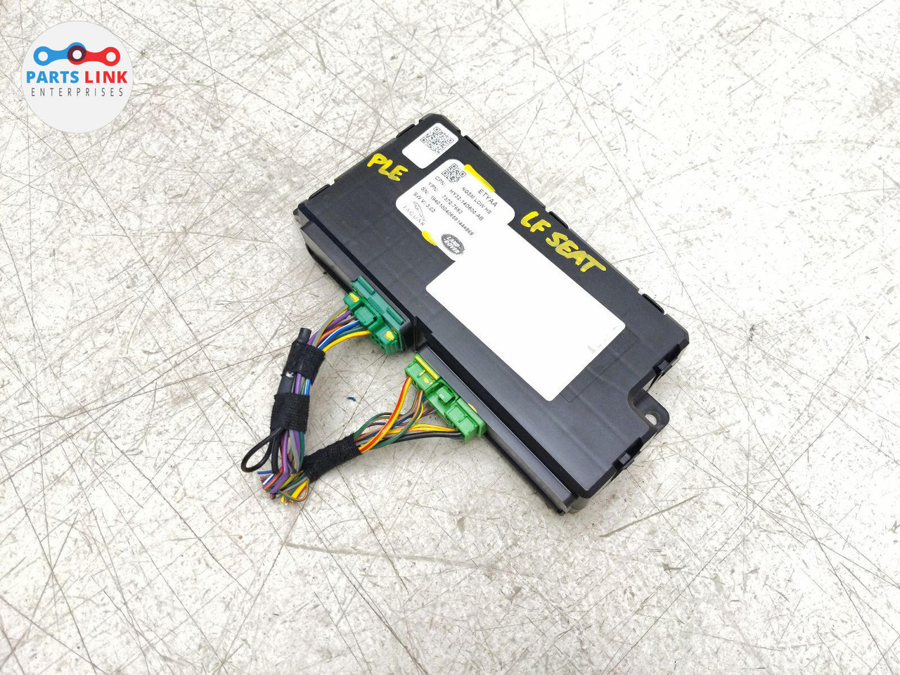 201820 RANGE ROVER VELAR FRONT LEFT POWER SEAT MEMORY CONTROL MODULE