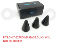 Theragun AMPBIT 3 Pack Cone Head Replacement G2PRO Massager ONLY Attachment G2PROCONEAMPBIT