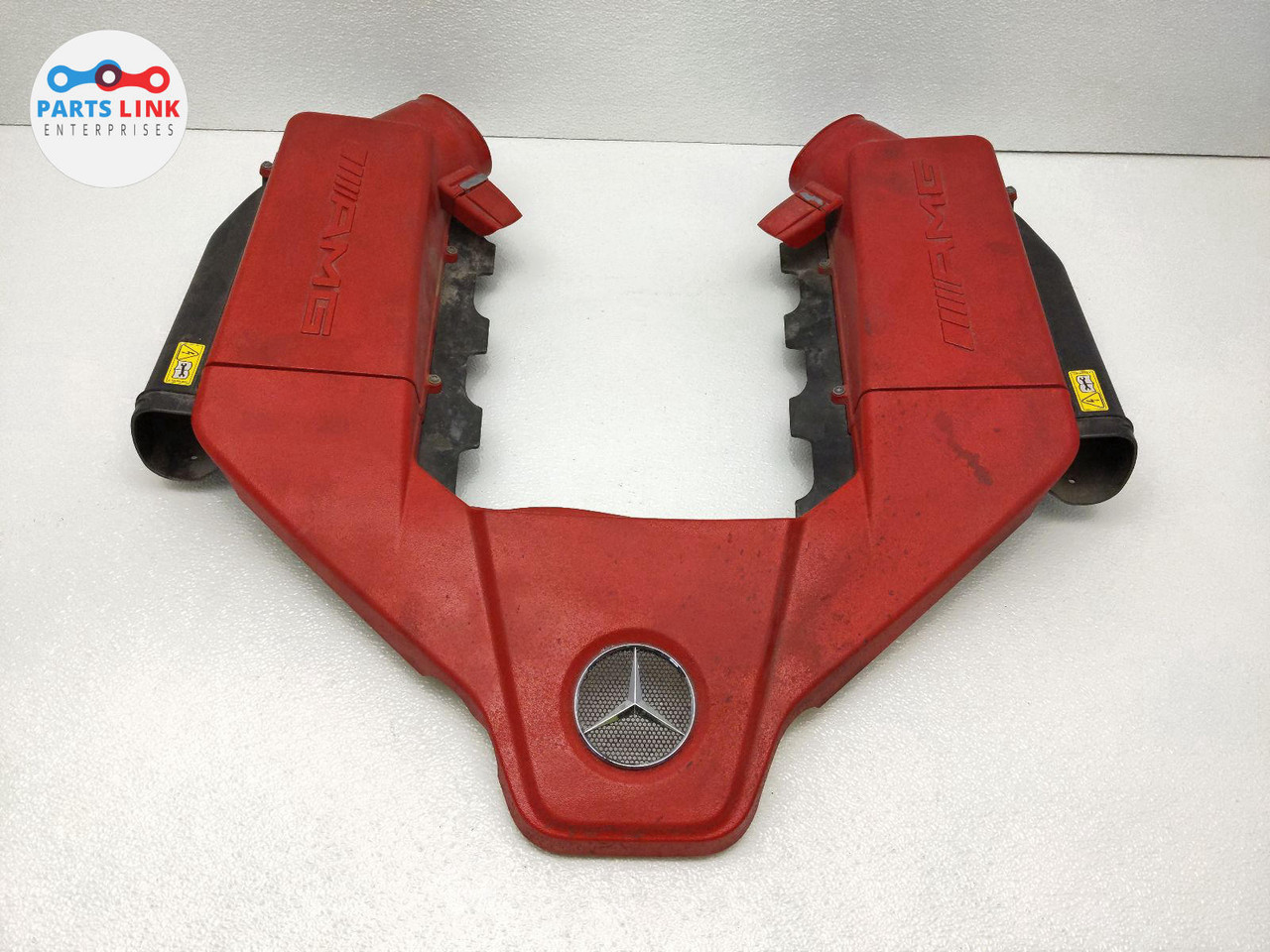 2009-12 MERCEDES SL63 AMG ENGINE COVER AIR CLEANER FILTER BOX SET 6.3L ...