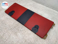 2011-12 MERCEDES SL63 AMG REAR TRUNK TRAY TRIM COVER CENTER PANEL REST RED R230 #SL060420