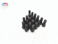 2011-23 BMW X3 WHEEL RIM LUG NUT BOLT SET BLACK G01 X4 X5 X6 I8 I3 M8 M6 M5 OEM BX101523-164