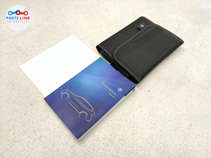 20222023 BMW X3 OWNER'S MANUAL GUIDE QUICK START BOOK CASE SET