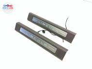 2019-23 LINCOLN NAUTILUS FRONT DOOR SILL SCUFF COVER PLATE SET ILLUMINATED BROWN #LN103023