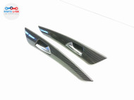 2014-18 MERCEDES CLS63 AMG REAR DOOR HANDLE INNER OPENER CARBON TRIM W218 SET #CL081619