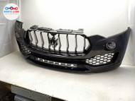 2017-20 MASERATI LEVANTE FRONT BUMPER COVER GRILLE TRIM PARK ASSIST NERO M161 MZ092023-101