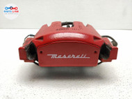 2017-20 MASERATI LEVANTE FRONT LEFT BRAKE CALIPER DRIVER PADS BRACKET RED M161 MZ092023-058