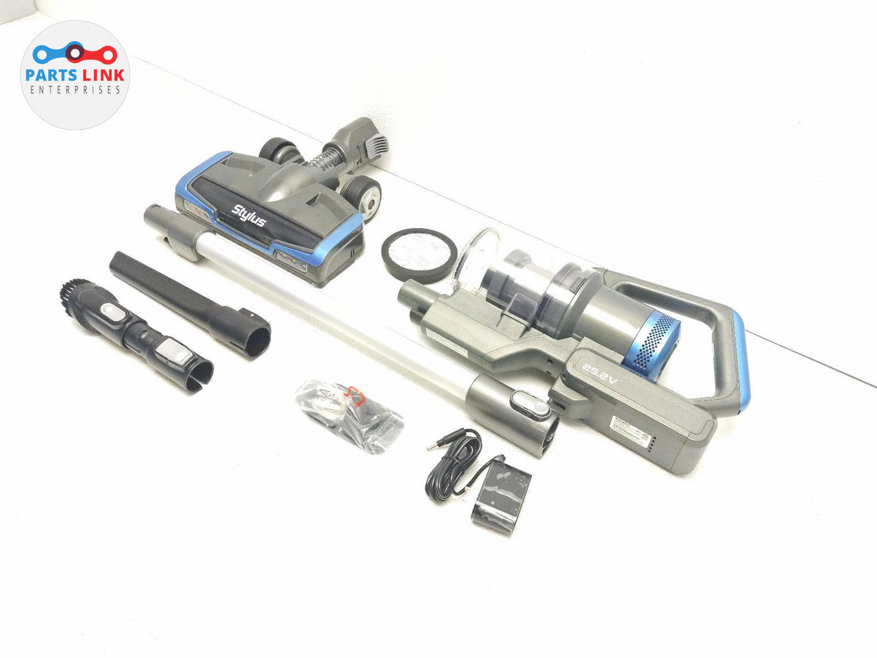 EUREKA STYLUS NEC380 CORDLESS STICK VACUUM CLEANER with LED HEADLIGHTS SET