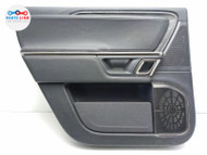 2022-24 RIVIAN R1S REAR LEFT DOOR TRIM PANEL SPEAKER COVER CARD BLACK ARM REST RV120523-047