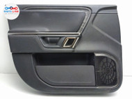 2022-24 RIVIAN R1S FRONT LEFT DOOR TRIM PANEL SPEAKER COVER ARMREST CARD BLACK RV120523-049