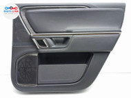 2022-24 RIVIAN R1S REAR RIGHT DOOR TRIM PANEL SPEAKER COVER CARD BLACK ARM REST RV120523-048