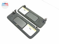 2022-24 RIVIAN R1S FRONT SUN VISOR SUEDE ALCANTARA BLIND SUNVISORS BLACK SET OEM RV120523-038