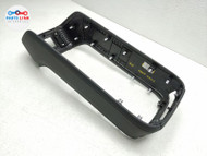 2022-24 RIVIAN R1S CENTER CONSOLE TRIM BEZEL LEATHER COVER HOUSING FRAME BLACK RV120523-258