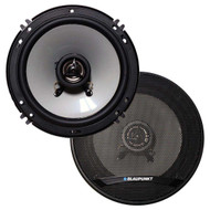 2) Blaupunkt GTX620 | 6.5 Inch 300W Max 4 Ohm 2-Way Coaxial Car Audio Speakers #NI032223