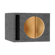 10 Inch Ported Subwoofer Box Heavy Duty 3/4” MDF | 10” Vented Sub Grey Enclosure