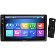 New Blaupunkt SUN 7.0" Double Din Touchscreen Multi-Media Head Unit Car Radio #NI101920