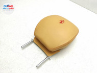 12-14 FERRARI CALIFORNIA FRONT LEFT SEAT HEADREST HEAD REST SUPPORT TAN/RED F149 FC022323-232