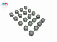 2022-23 AUDI RS3 WHEEL RIM LUG NUT CAP COVER BLACK SET A3 A4 A5 A6 A7 RS5 Q7 8Y AU040124-116
