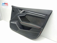 22-23 AUDI RS3 FRONT RIGHT DOOR TRIM PANEL SPEAKER COVER CARD ASSY BLACK/RED 8Y #AU040124