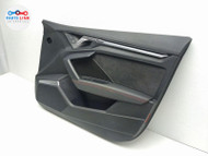22-23 AUDI RS3 FRONT RIGHT DOOR TRIM PANEL SPEAKER COVER CARD ASSY BLACK/RED 8Y AU040124-122