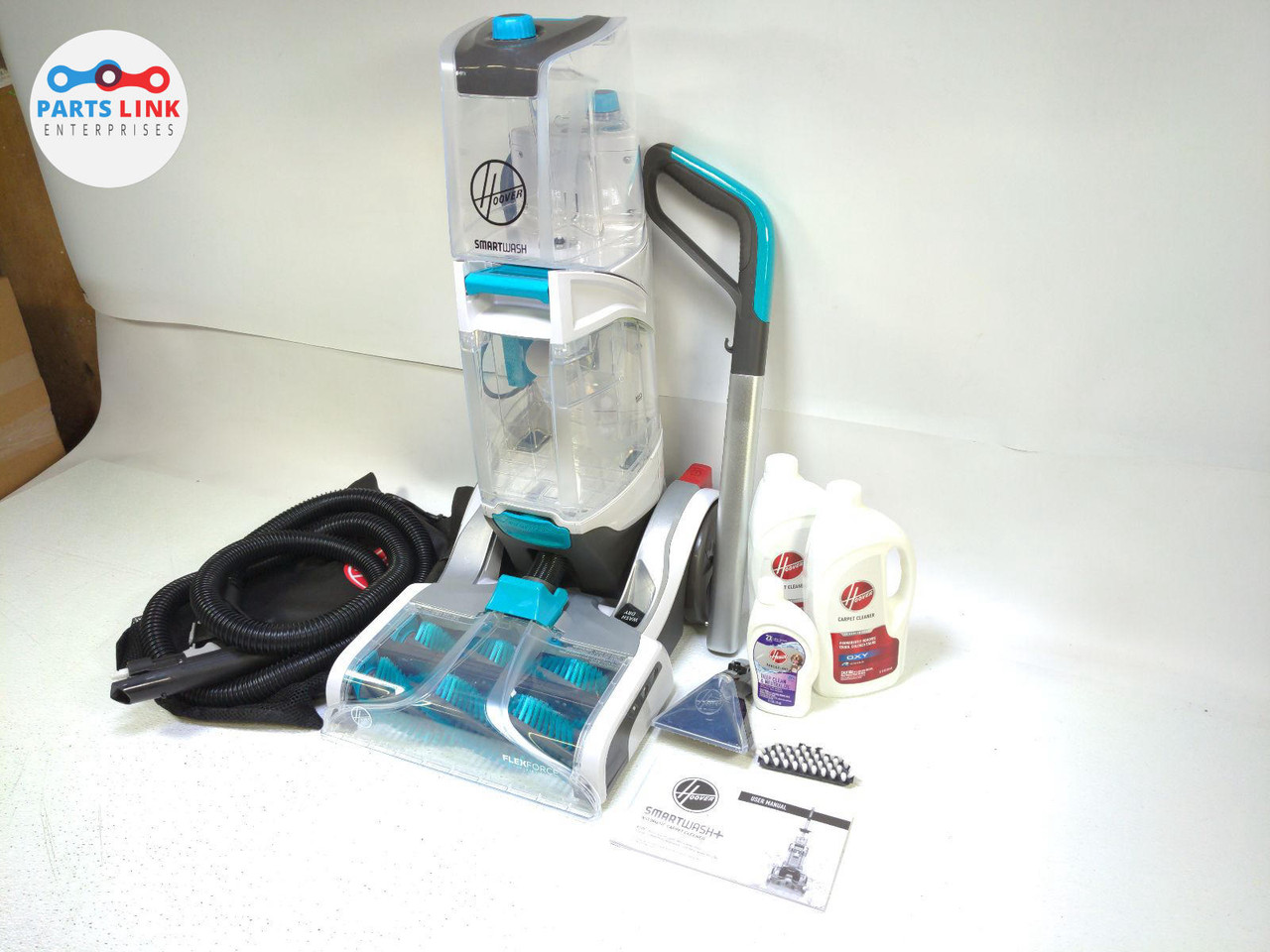 Hoover Smartwash+ Plus Automatic Carpet Cleaner FH52000G Turquoise SET