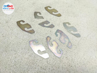 2008-14 FERRARI CALIFORNIA FRONT ROOF WINDSHIELD SHIM MOUNT PLATE SET F149 OEM FC030823-221