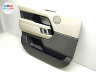 2018-22 RANGE ROVER L405 FRONT LEFT DOOR TRIM PANEL SPEAKER COVER CARD IVORY #RR042524