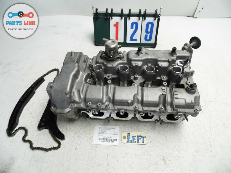 09-12 BMW F02 750LI 750 LEFT ENGINE MOTOR CYLINDER HEAD VALVE TIMING V8 ...