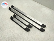 2022-23 INFINITI QX60 DOOR SILL PLATE SCUFF STEP PANEL INSERT GUARD EBONY SET #IQ112723