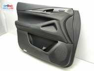 2022-23 INFINITI QX60 FRONT LEFT DOOR TRIM PANEL SPEAKER COVER CARD HANDLE EBONY #IQ112723
