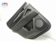 2022-23 INFINITI QX60 REAR LEFT DOOR TRIM PANEL SPEAKER COVER CARD HANDLE EBONY #IQ112723