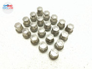 2018-24 RANGE ROVER VELAR LUG NUT WHEEL RIM SET FRONT REAR L560 L550 SILVER OEM RV081524-226