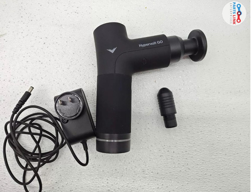 Hyperice Hypervolt GO Black Handheld Percussion Massage Gun Device ...