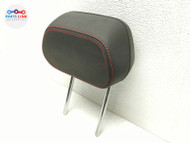 17-20 ALFA ROMEO GIULIA REAR SEAT HEADREST OUTER LEATHER RED BLACK QUADRIFOGLIO AR071024-013