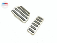 2013-19 RANGE ROVER L405 PEDAL TRIM NON-SLIP METAL COVER PLATE CAP SET GENUINE RR040524-174