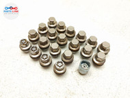 2013-22 RANGE ROVER L405 WHEEL RIM LUG NUT LOCKS KEY SET L494 SPORT OEM SILVER RR040524-231